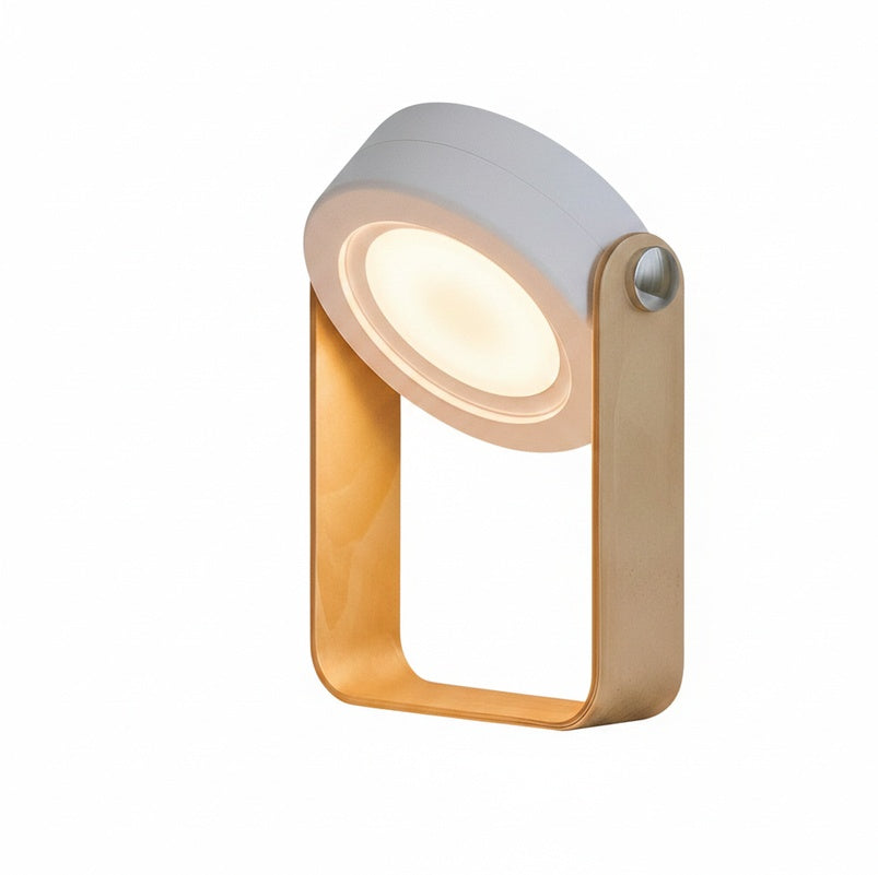 Portable LED Table Lamp Scandinavian with 360° Rotating Head and USB Rechargeable Battery