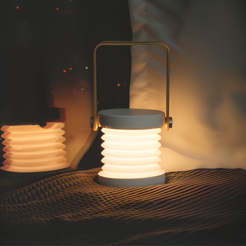 Portable LED Table Lamp Scandinavian with 360° Rotating Head and USB Rechargeable Battery