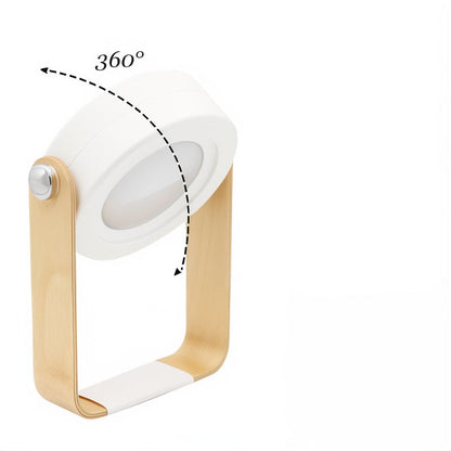 Portable LED Table Lamp Scandinavian with 360° Rotating Head and USB Rechargeable Battery
