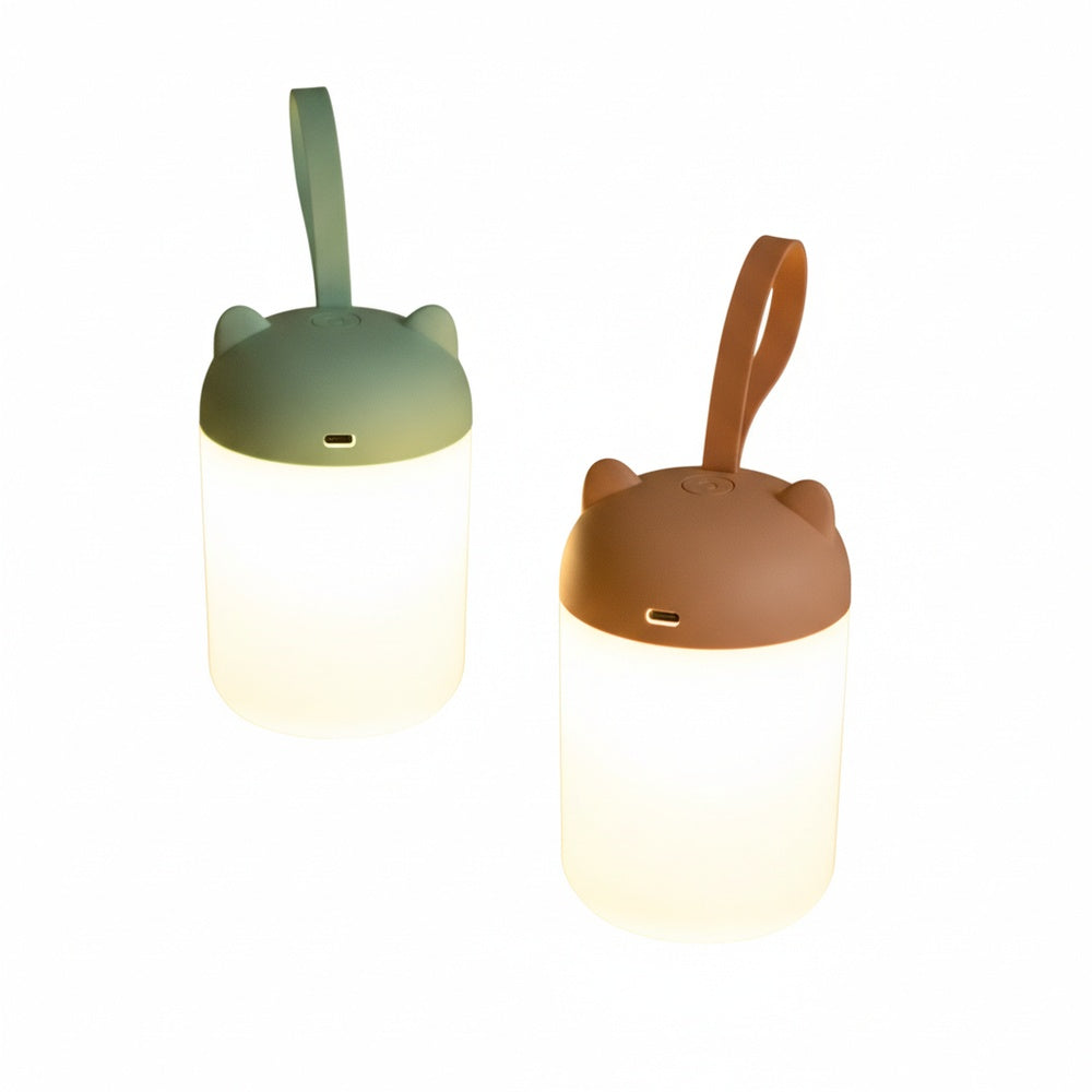 Portable USB Rechargeable LED Night Light with Touch Control