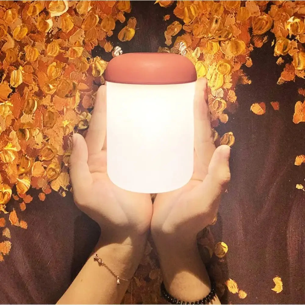 Portable USB Rechargeable LED Night Light with Touch Control