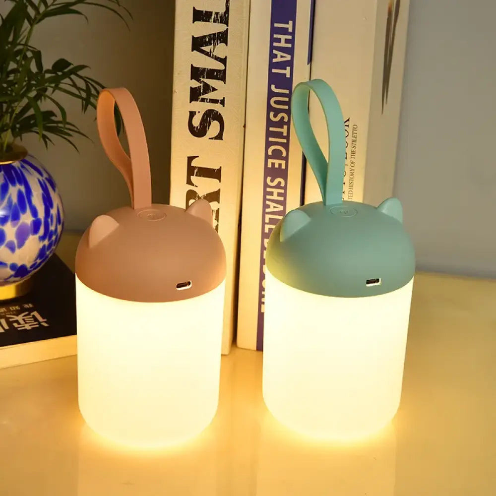 Portable USB Rechargeable LED Night Light with Touch Control