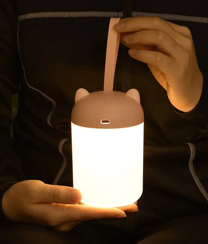 Portable USB Rechargeable LED Night Light with Touch Control