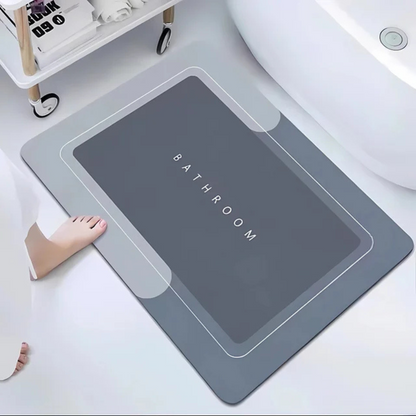 Quick-Dry Anti-Slip Bath Mat with Absorbent Surface