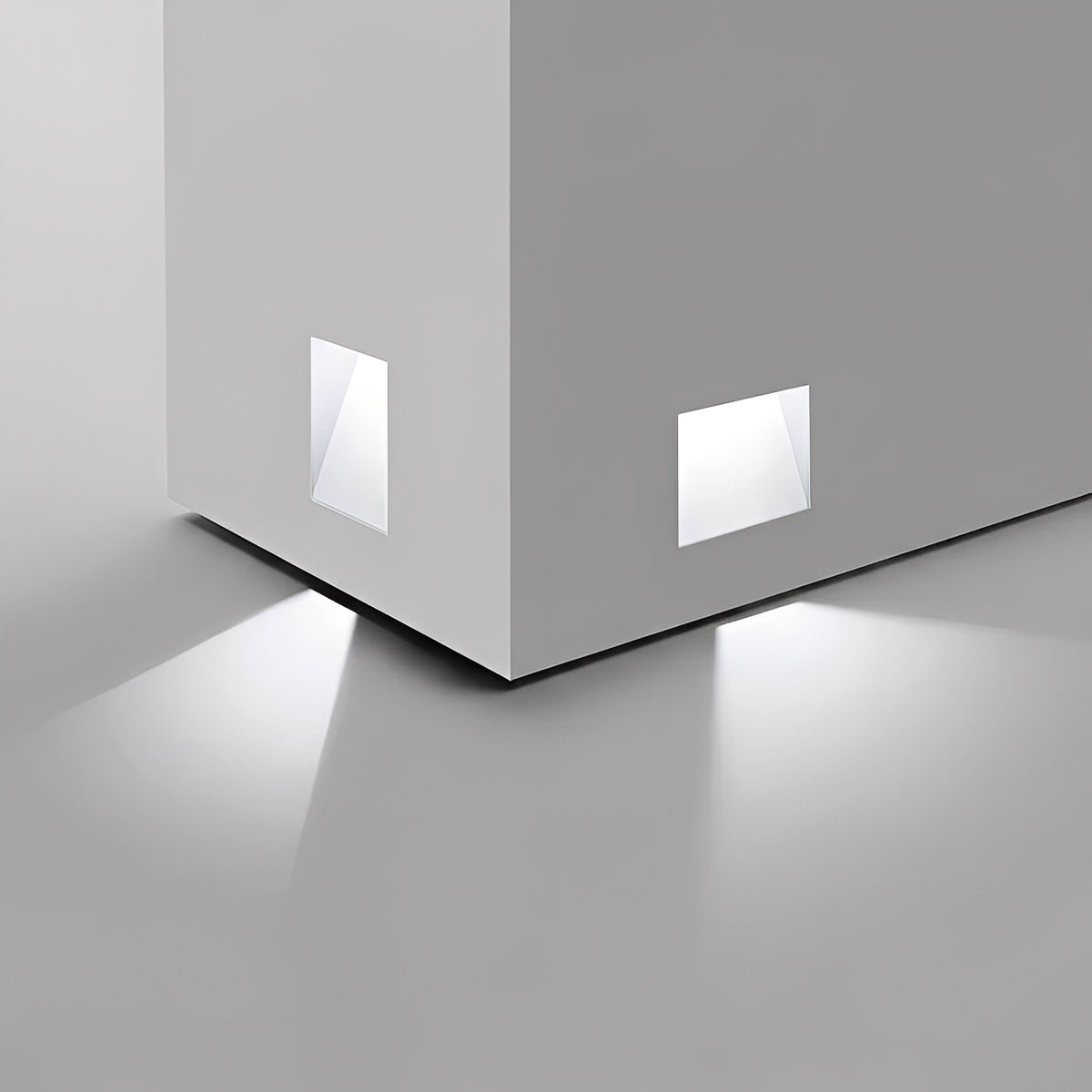Recessed LED Stair Light with Motion Sensor and Indirect Light Design