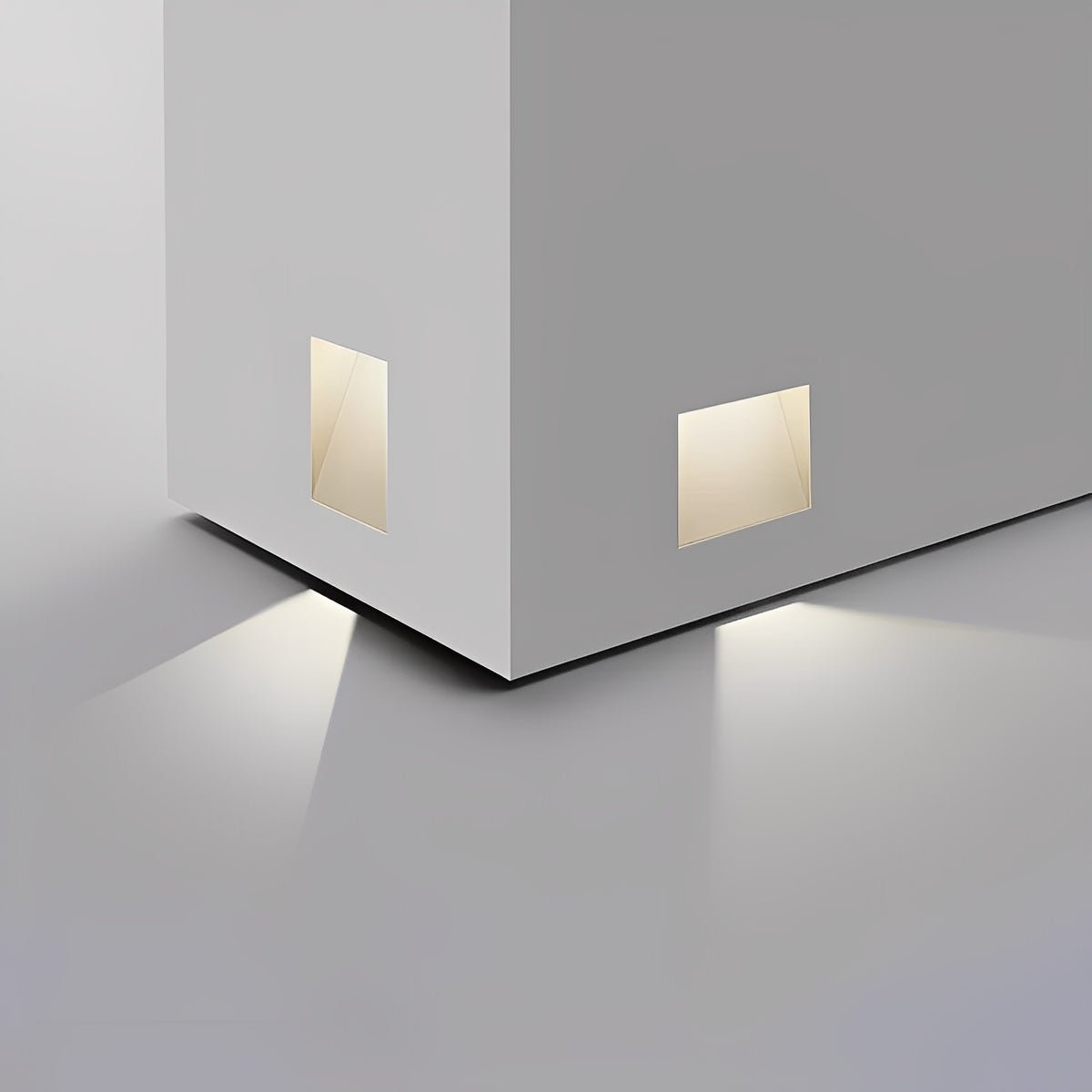 Recessed LED Stair Light with Motion Sensor and Indirect Light Design