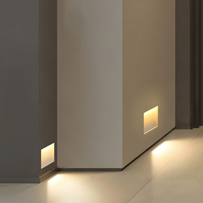 Recessed LED Stair Light with Motion Sensor and Indirect Light Design