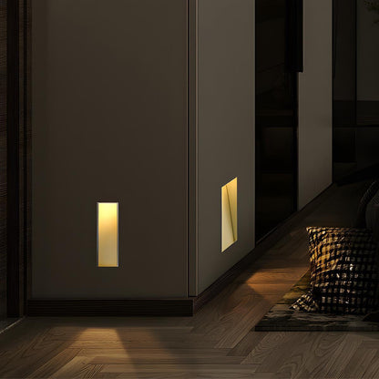 Recessed LED Stair Light with Motion Sensor and Indirect Light Design