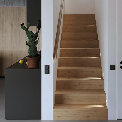 Recessed LED Stair Light with Motion Sensor and Indirect Light Design