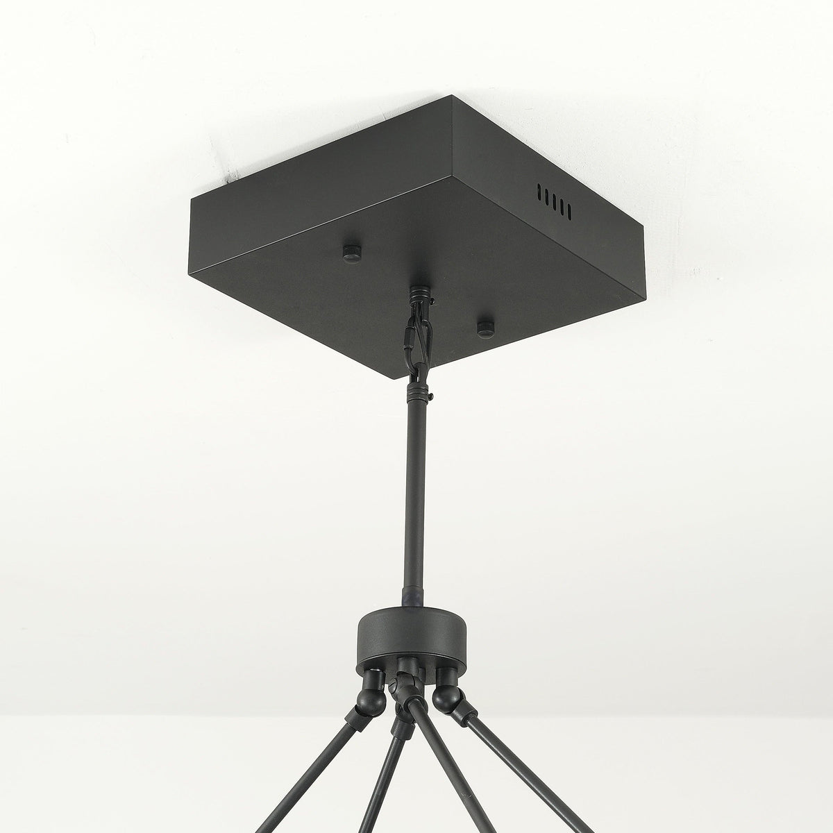 Rectangular LED Chandelier Modern Minimalist with Integrated LED and Adjustable Height
