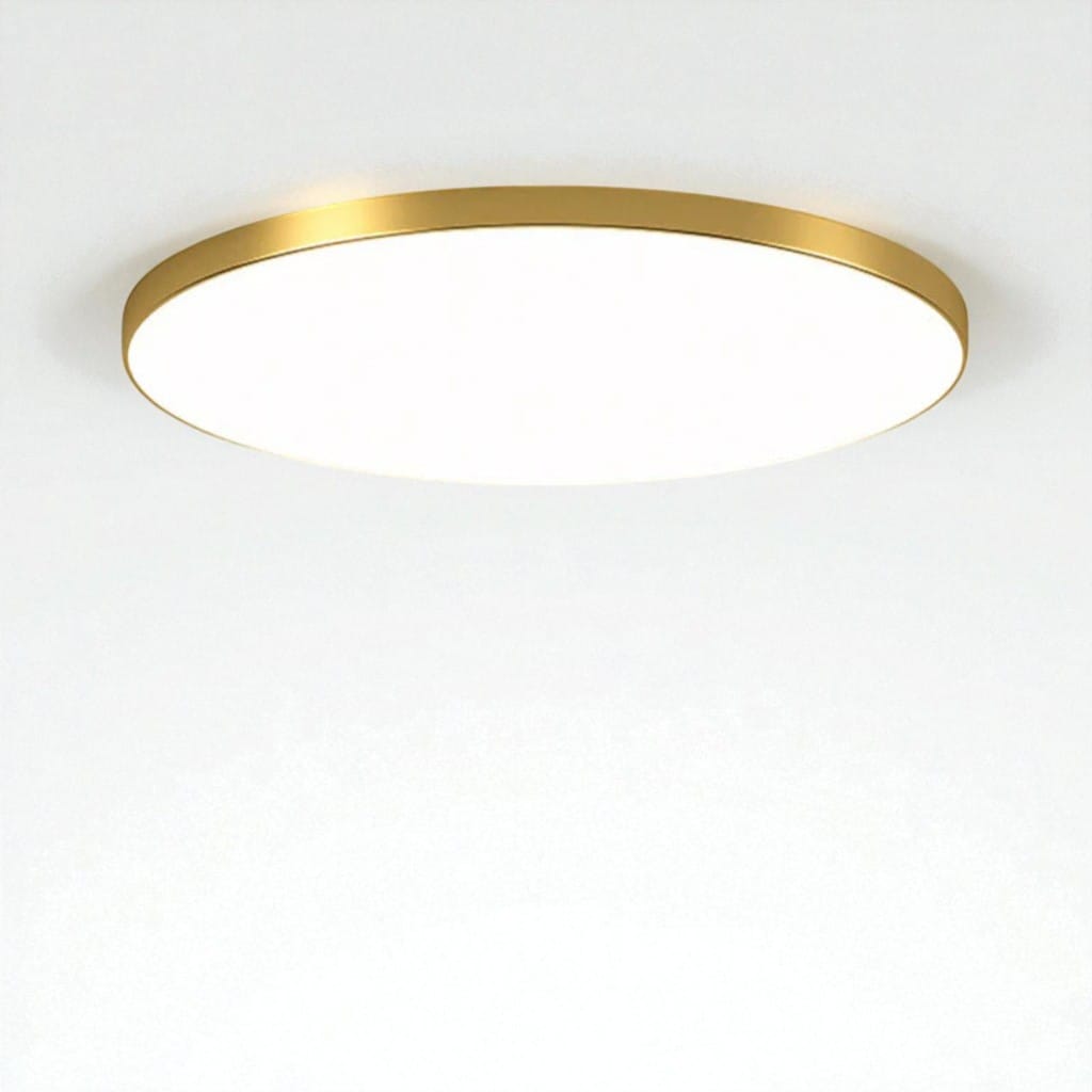 Round LED Flush Mount Ceiling Light Modern Minimalist with Integrated LED