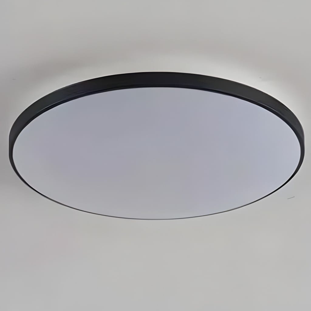 Round LED Flush Mount Ceiling Light Modern Minimalist with Integrated LED