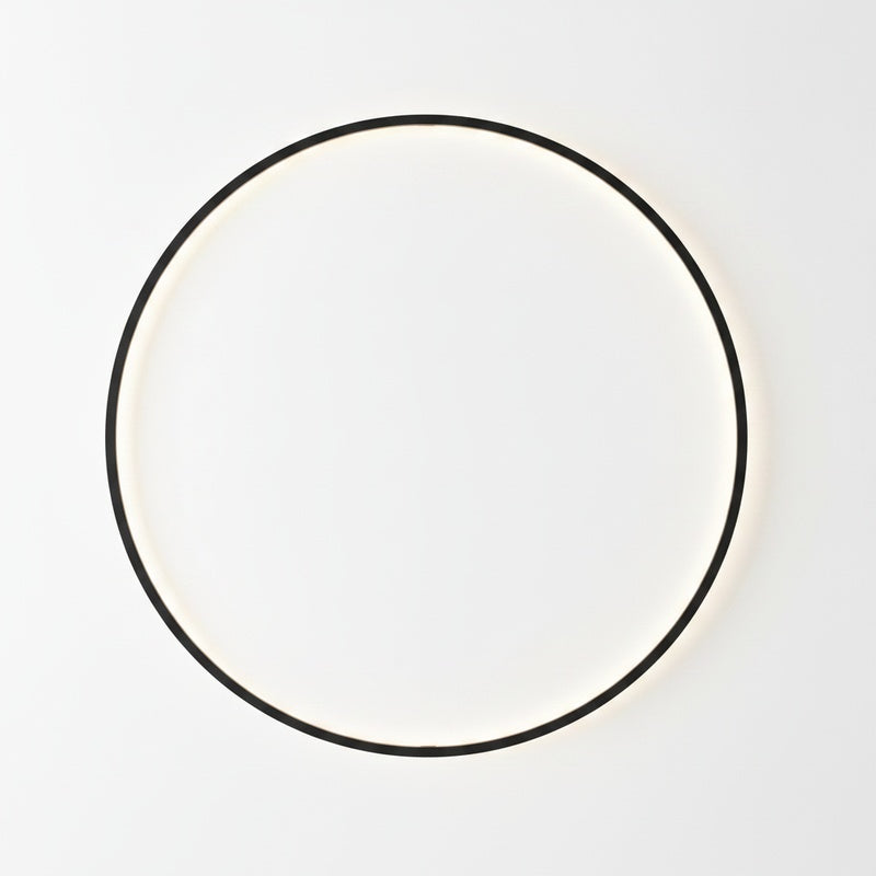 Round LED Wall Lamp Minimalist with Circular Ring Design