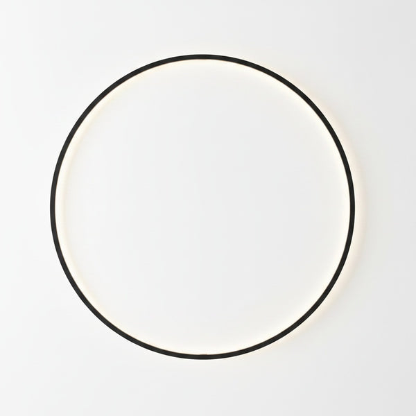 Round LED Wall Lamp Minimalist with Circular Ring Design