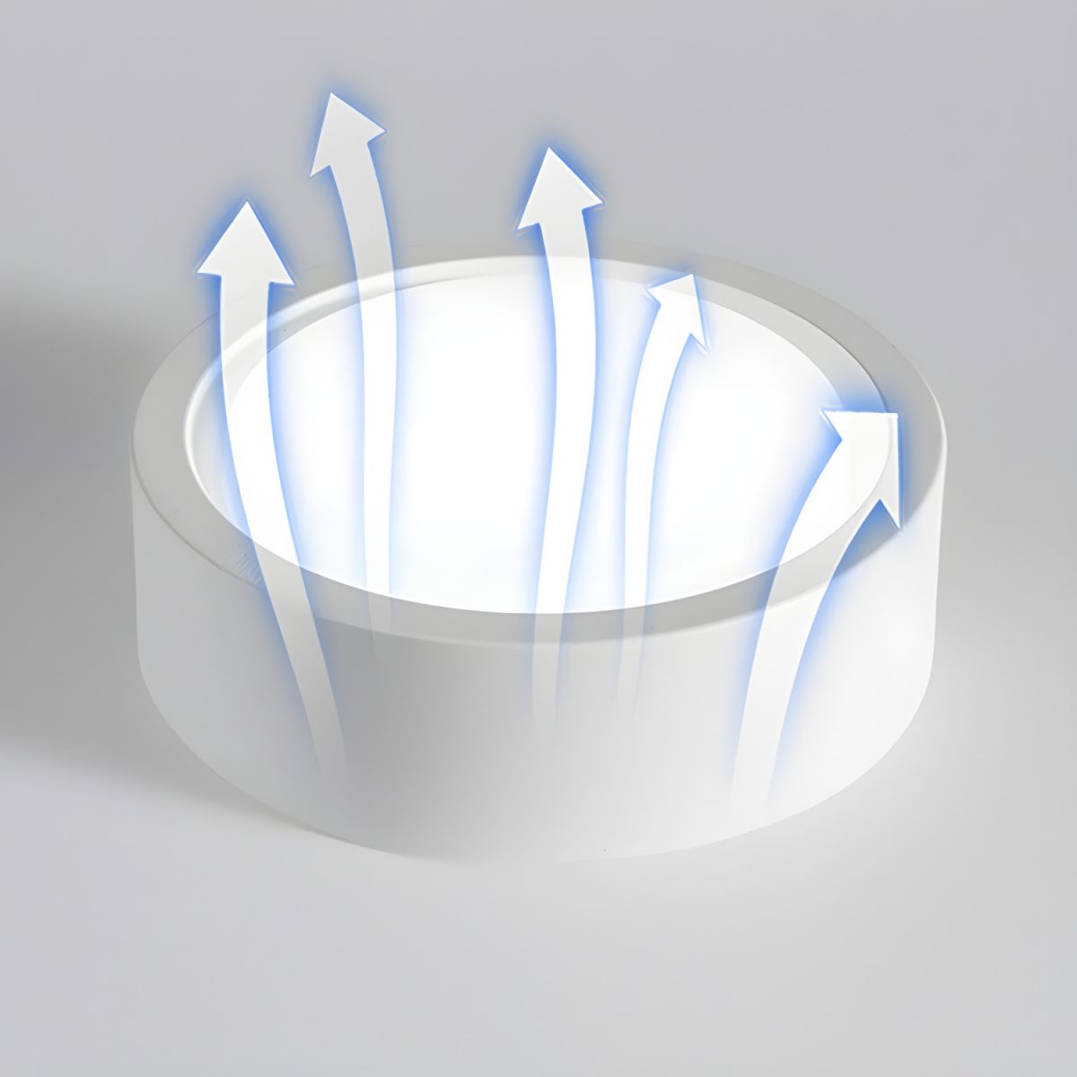 Round Surface Mount LED Ceiling Light Minimalist with Integrated LED