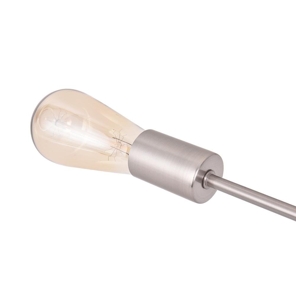 Semi Flush Ceiling Light Industrial Sputnik Style with 8 Bulb Sockets