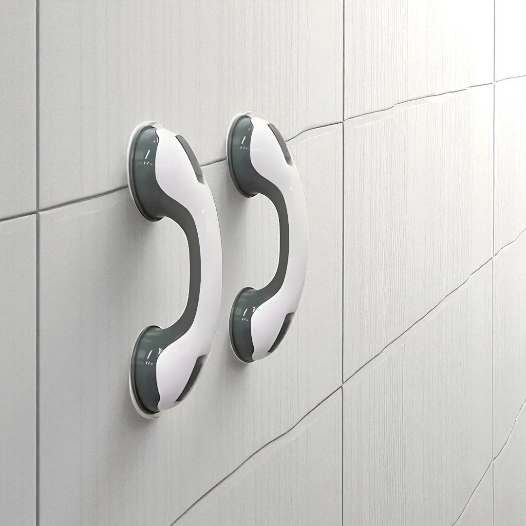 Shower Grab Bar with Suction Cup Mount for Bath and Shower Walls