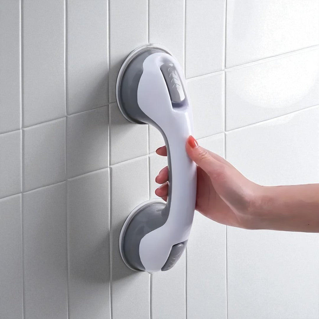 Shower Grab Bar with Suction Cup Mount for Bath and Shower Walls