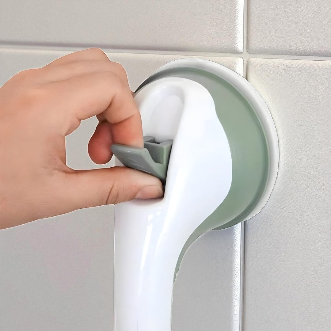 Shower Grab Bar with Suction Cup Mount for Bath and Shower Walls