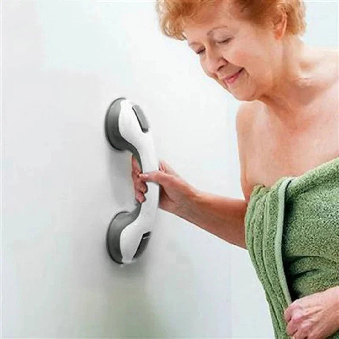Shower Grab Bar with Suction Cup Mount for Bath and Shower Walls