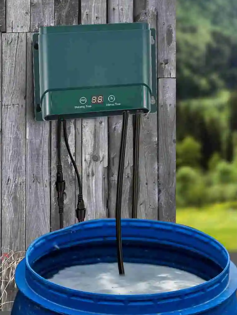 Solar Drip Irrigation Kit with 30 Watering Modes and 7 Timers