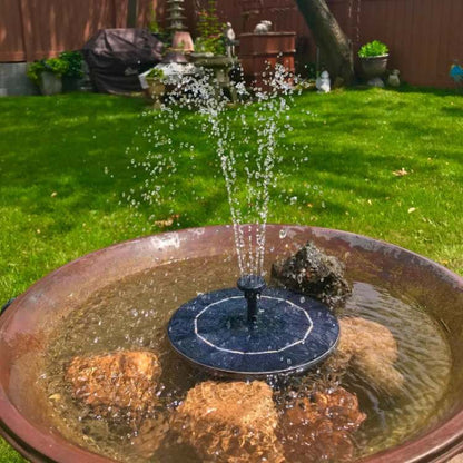 Solar Fountain Pump with Floating Design and Interchangeable Spray Heads