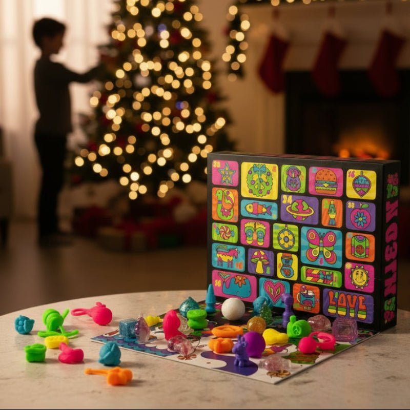 Squishy Fidget Advent Calendar with 24 Daily Surprises