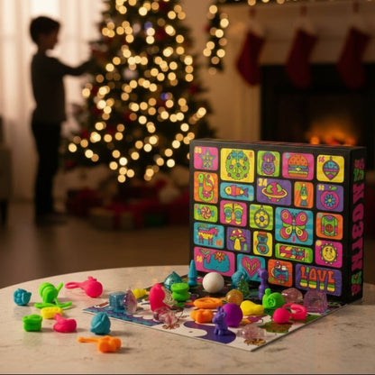 Squishy Fidget Advent Calendar with 24 Daily Surprises