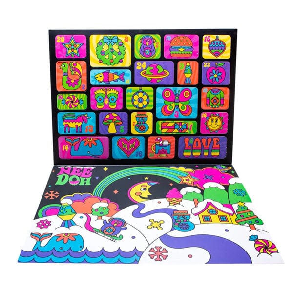 Squishy Fidget Advent Calendar with 24 Daily Surprises