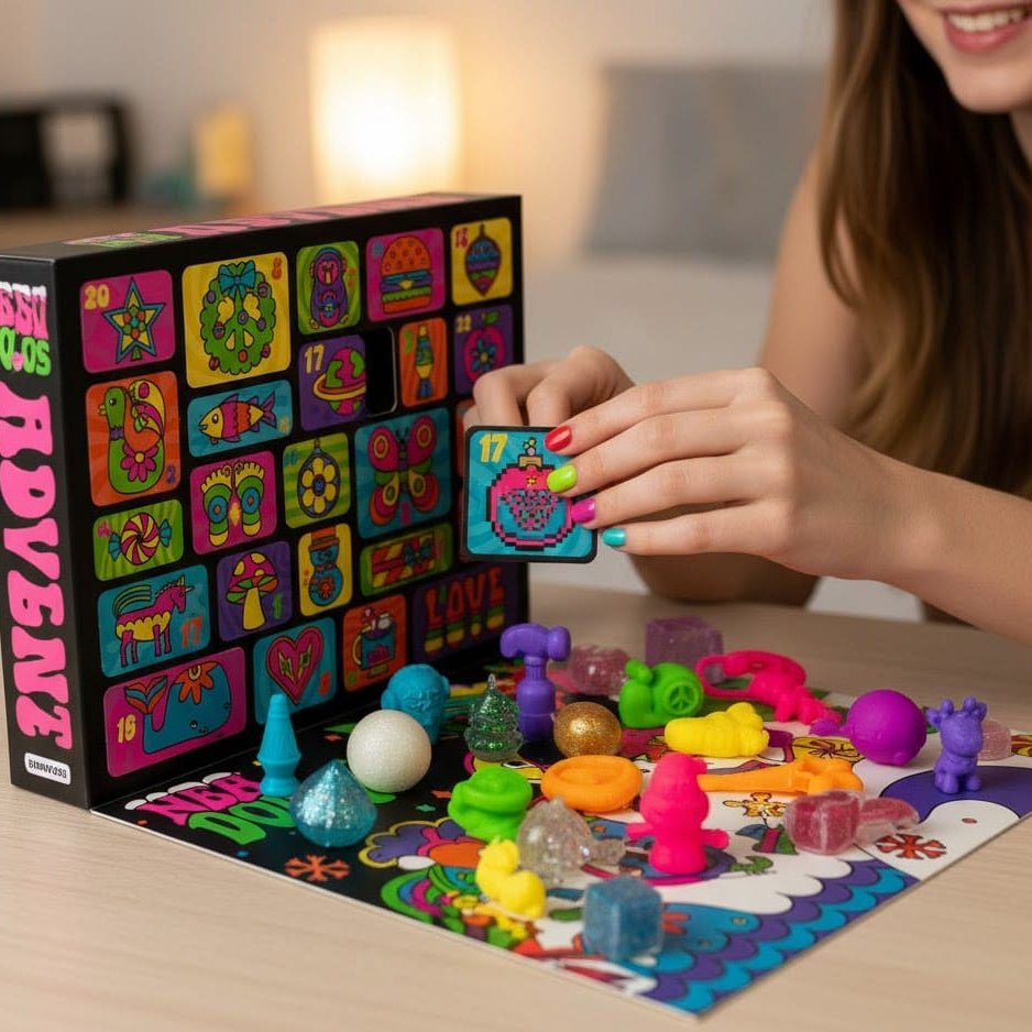 Squishy Fidget Advent Calendar with 24 Daily Surprises