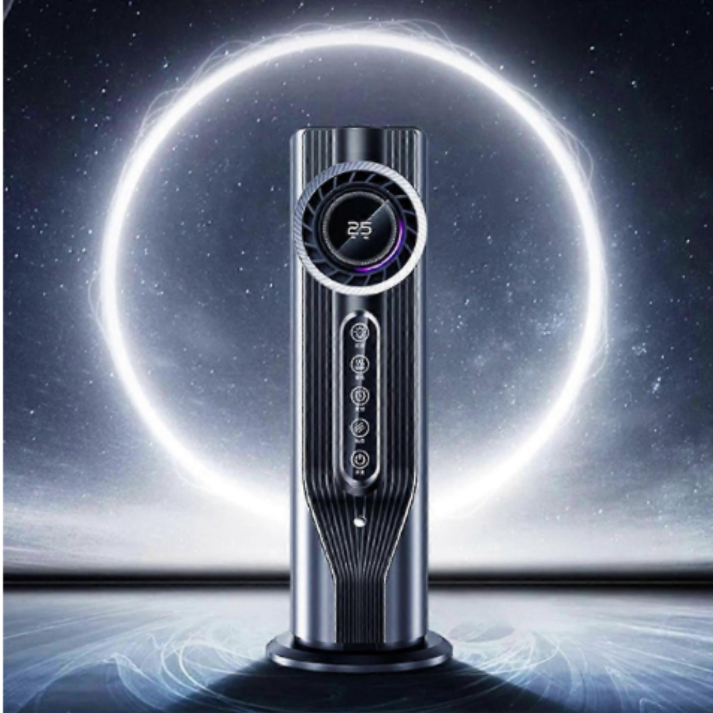 Tower Fan with Water Cooling, 6 Speed Settings, Timer and LED Display