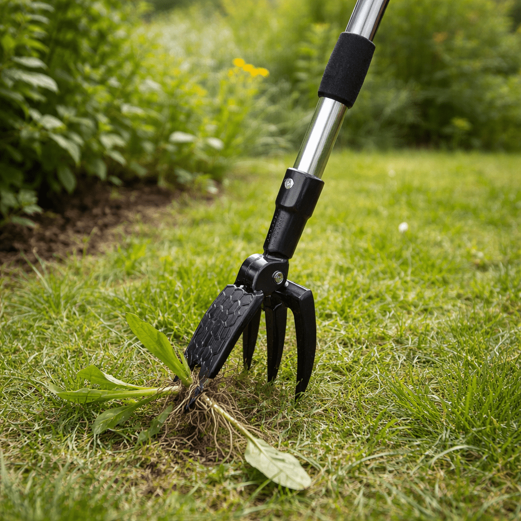 Upright Weed Remover with Root Claws