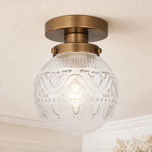 Clear Glass / Brass