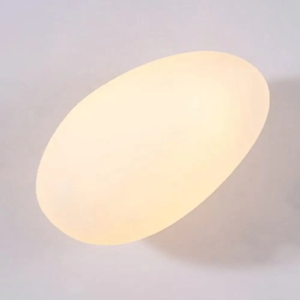 Wall Lamp Art Deco with Frosted Organic Stone Shape