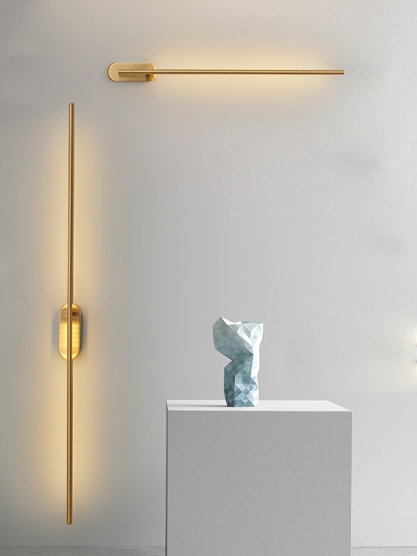 Wall Lamp Minimalist LED Stick Sconce with Integrated Light