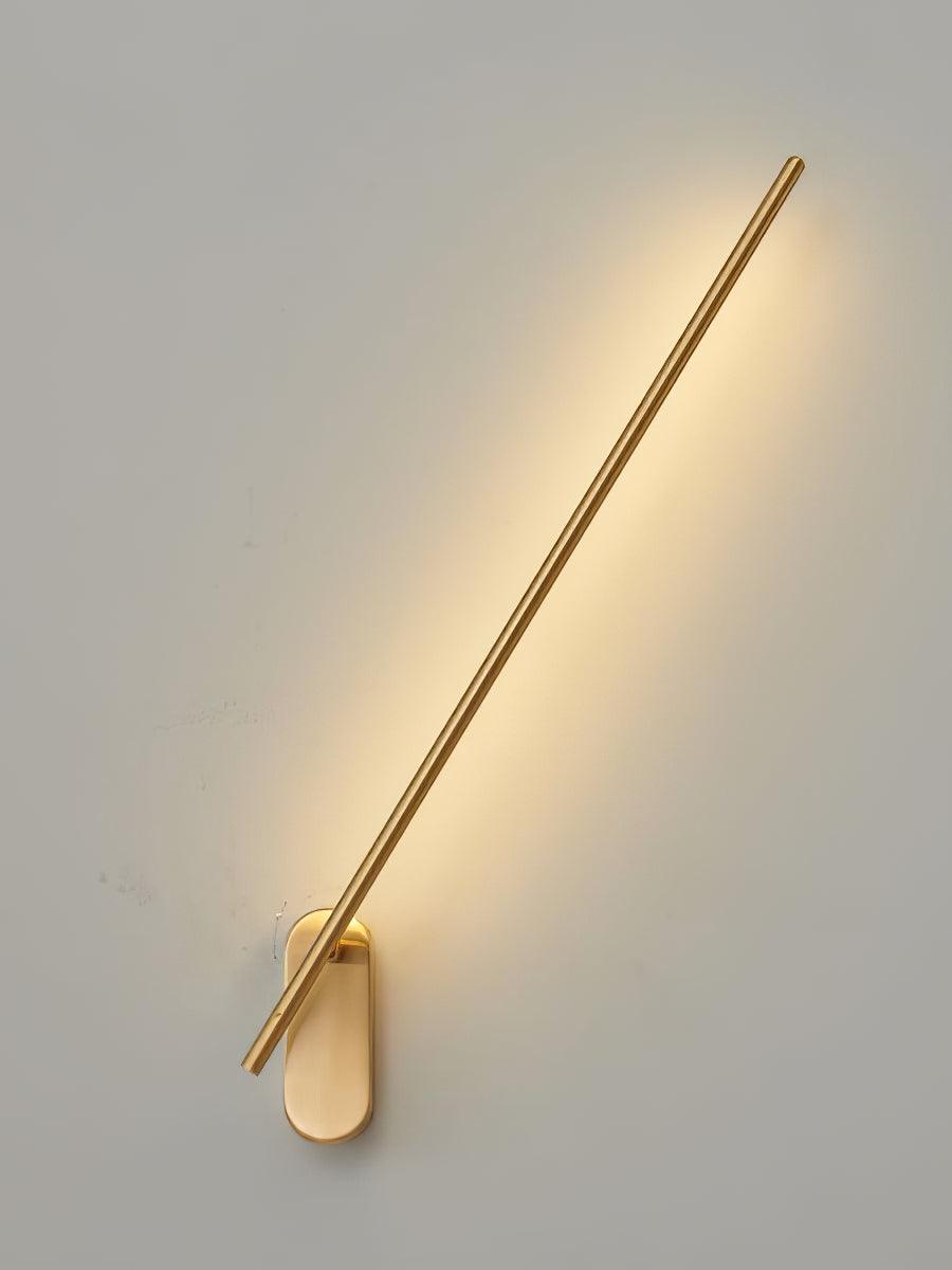 Wall Lamp Minimalist LED Stick Sconce with Integrated Light