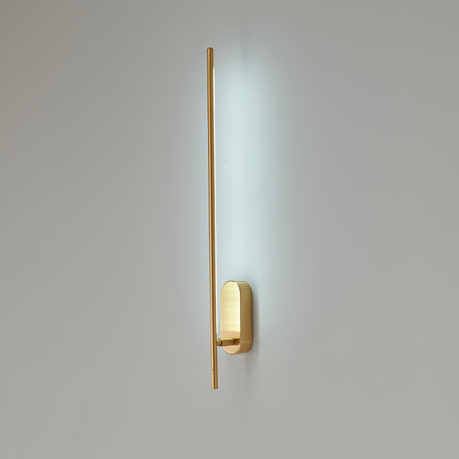Wall Lamp Minimalist LED Stick Sconce with Integrated Light