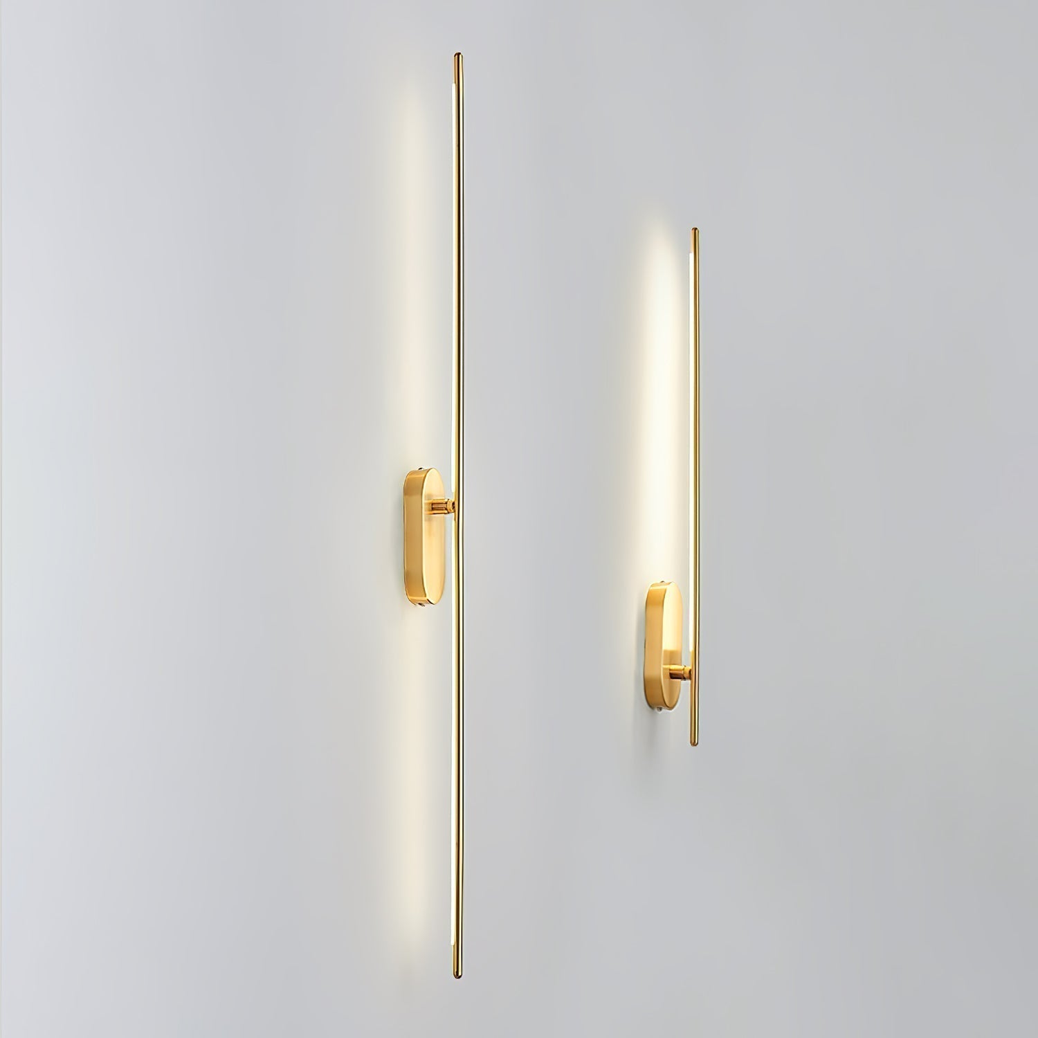 Wall Lamp Minimalist LED Stick Sconce with Integrated Light