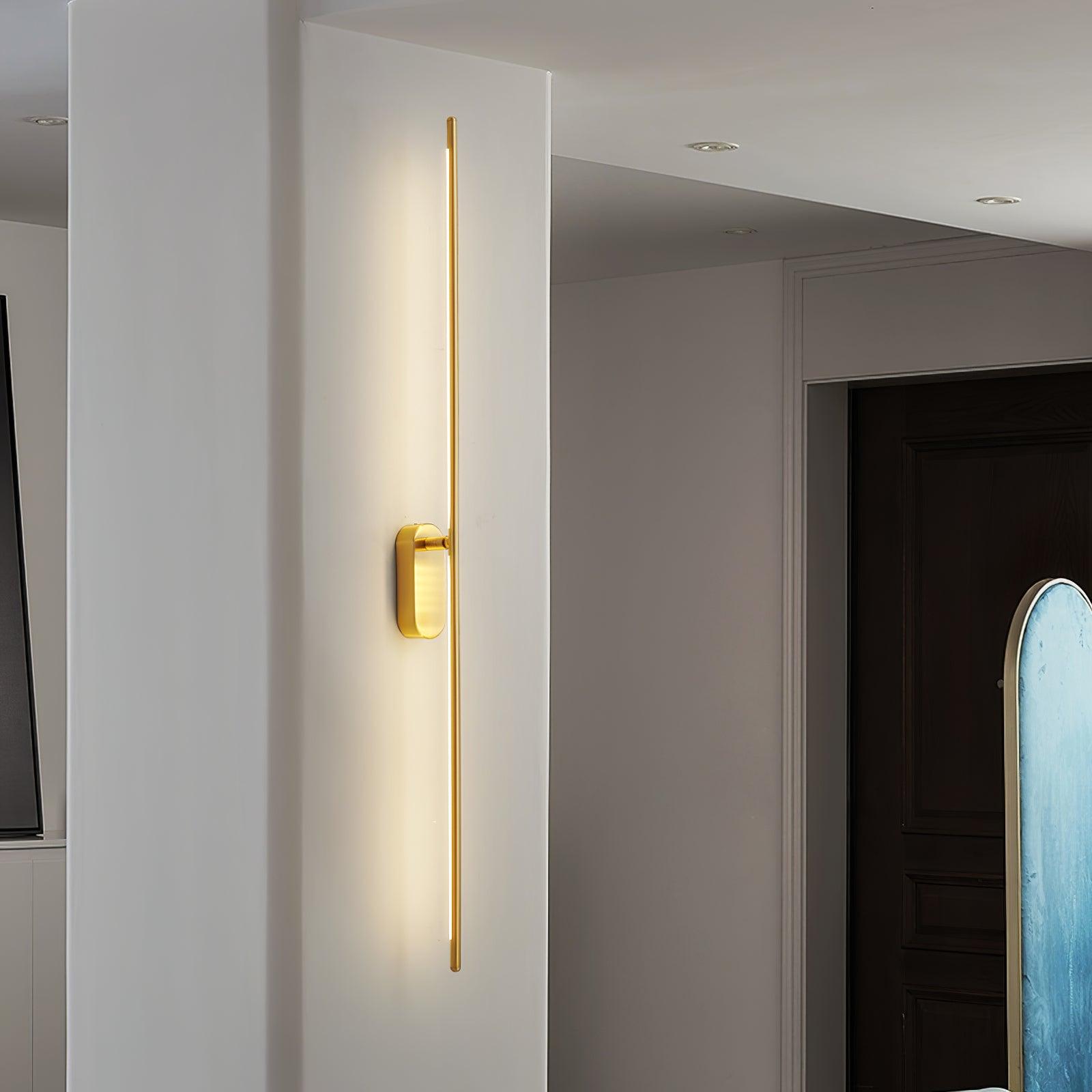 Wall Lamp Minimalist LED Stick Sconce with Integrated Light