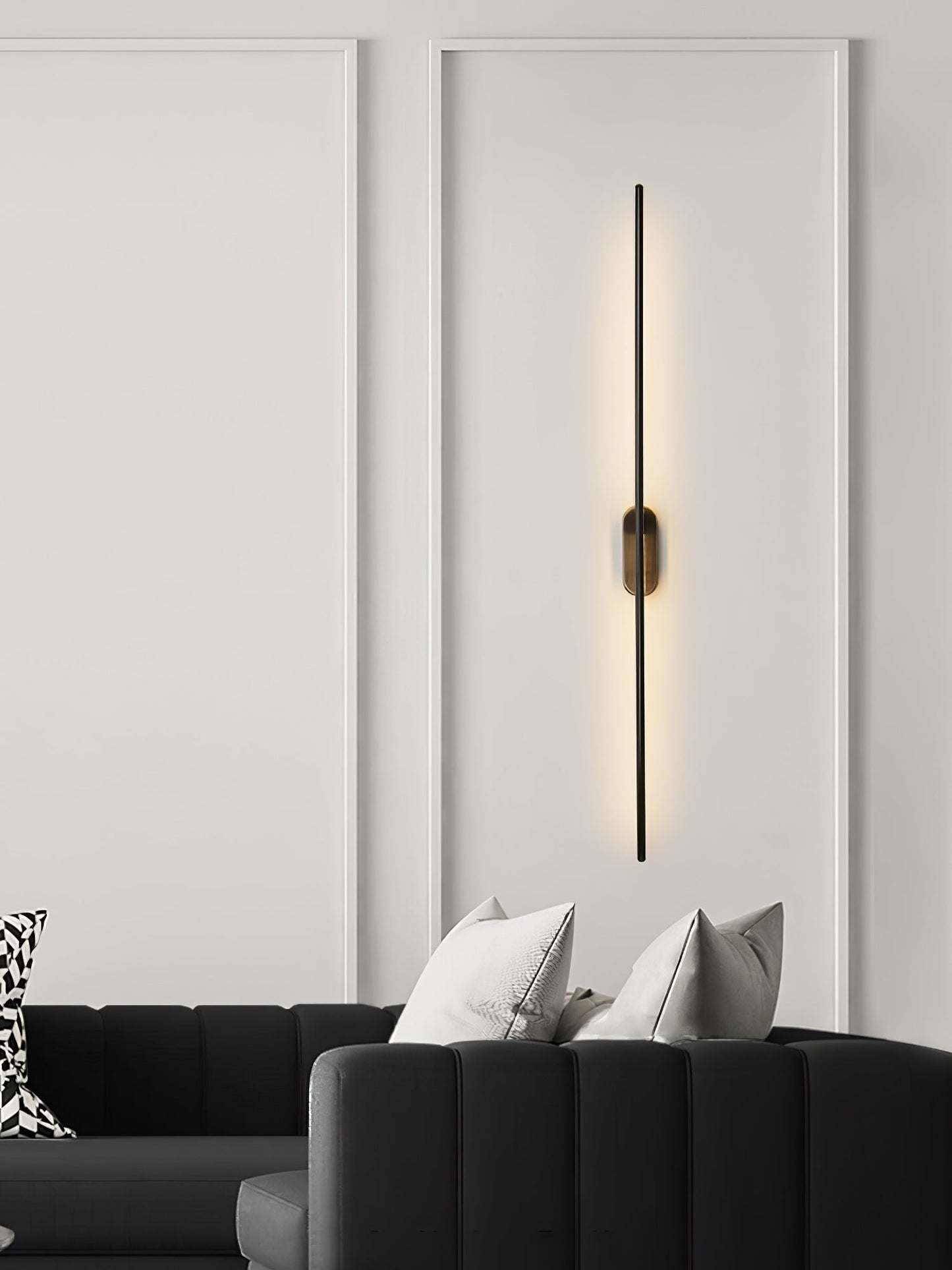 Wall Lamp Minimalist LED Stick Sconce with Integrated Light