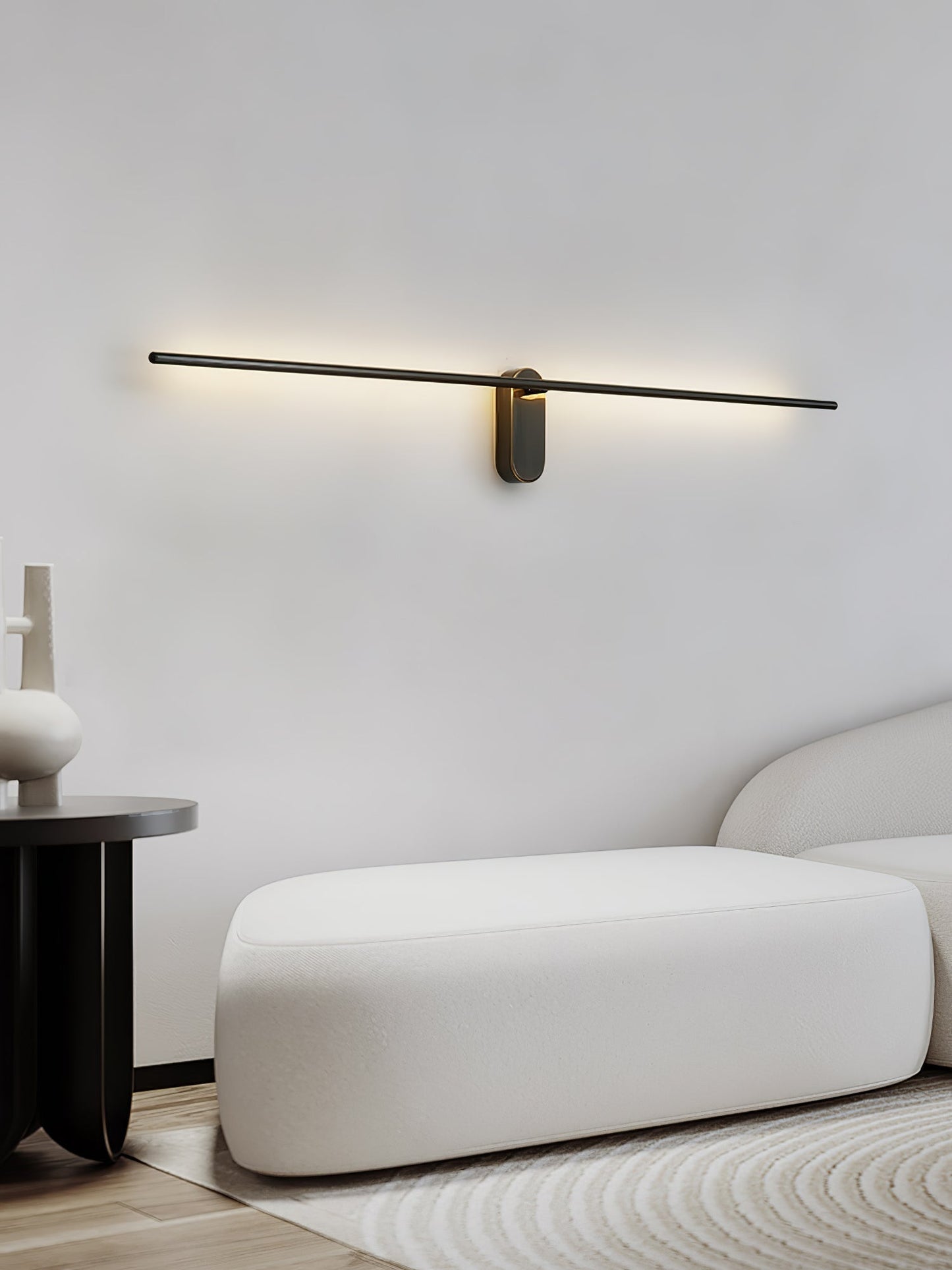 Wall Lamp Minimalist LED Stick Sconce with Integrated Light