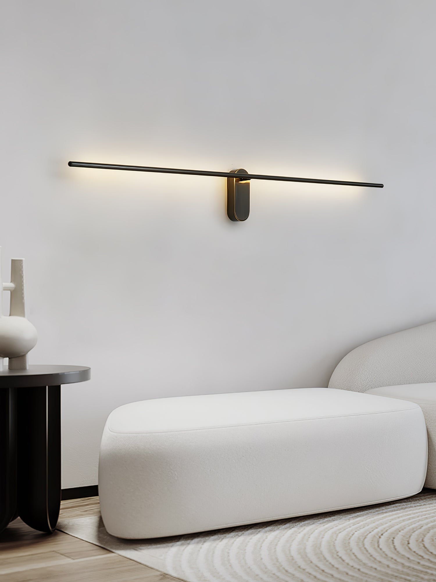 Wall Lamp Minimalist LED Stick Sconce with Integrated Light