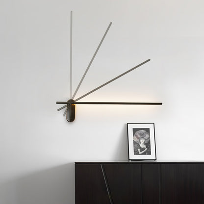 Wall Lamp Minimalist LED Stick Sconce with Integrated Light