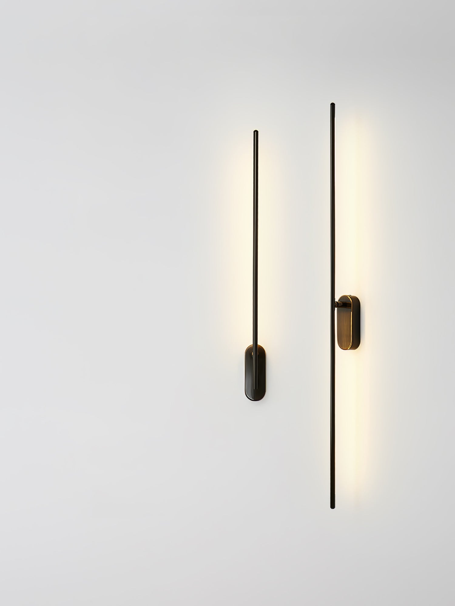 Wall Lamp Minimalist LED Stick Sconce with Integrated Light