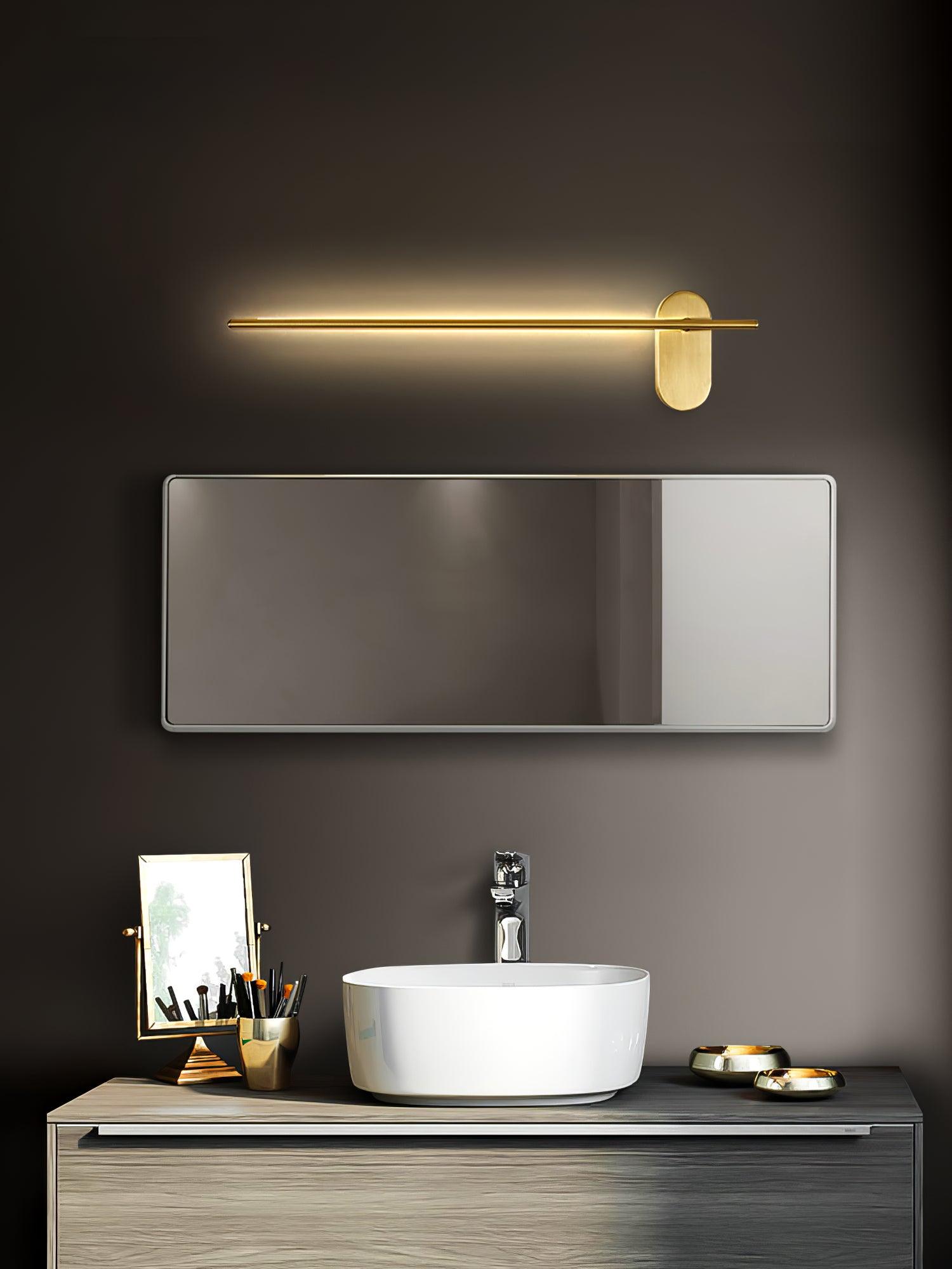 Wall Lamp Minimalist LED Stick Sconce with Integrated Light