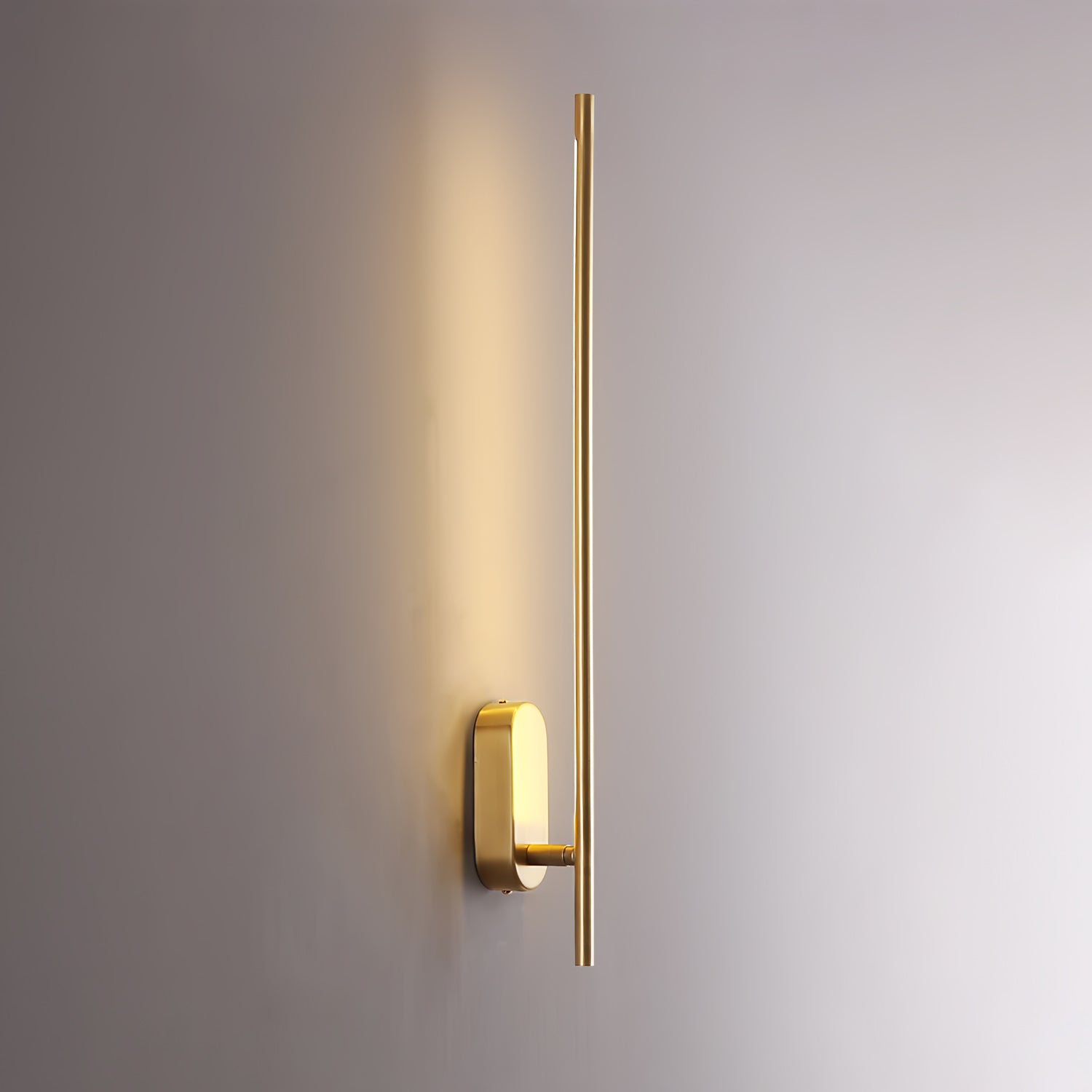 Wall Lamp Minimalist LED Stick Sconce with Integrated Light