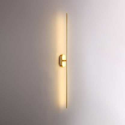 Wall Lamp Minimalist LED Stick Sconce with Integrated Light