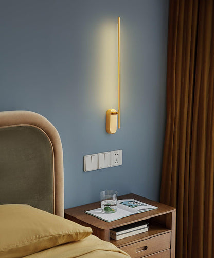 Wall Lamp Minimalist LED Stick Sconce with Integrated Light