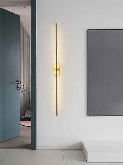 Wall Lamp Minimalist LED Stick Sconce with Integrated Light