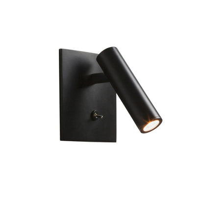 Wall Lamp Minimalist Swivel Spotlight with Built-in Switch and Integrated LED